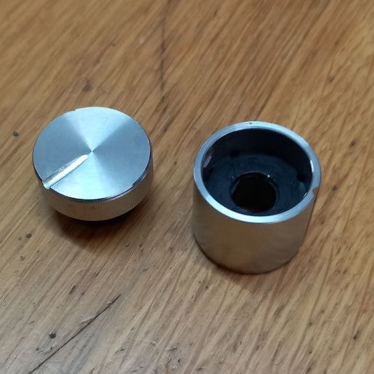 Teac A-400 dual silver knob