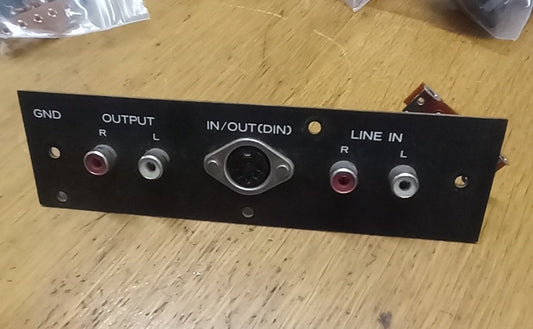 Teac A-400 phono and din panel