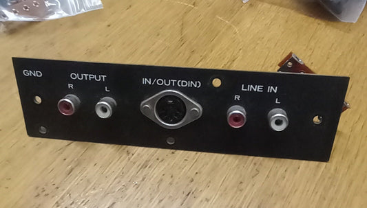 Teac A-400 phono and din panel