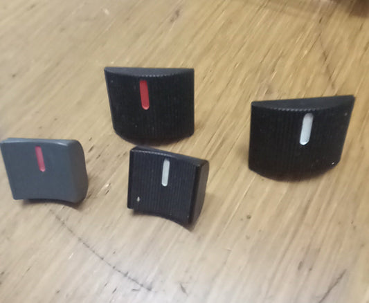 Fostex X26 FADER SLIDER CAPS PUSH BUTTONS