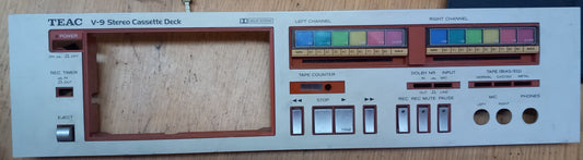 Teac V-9 Cassette recorder front panel