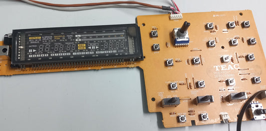 Tascam CD-A500 DISPLAY PCB FRONT 3E9005900D OR  3E9005900B