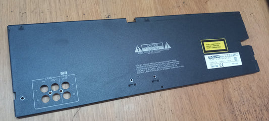 TASCAM CD-A500 rear metal panel