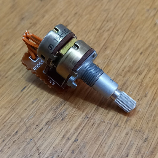 Teac V-40 volume pcb dual pot 100k 5210055000