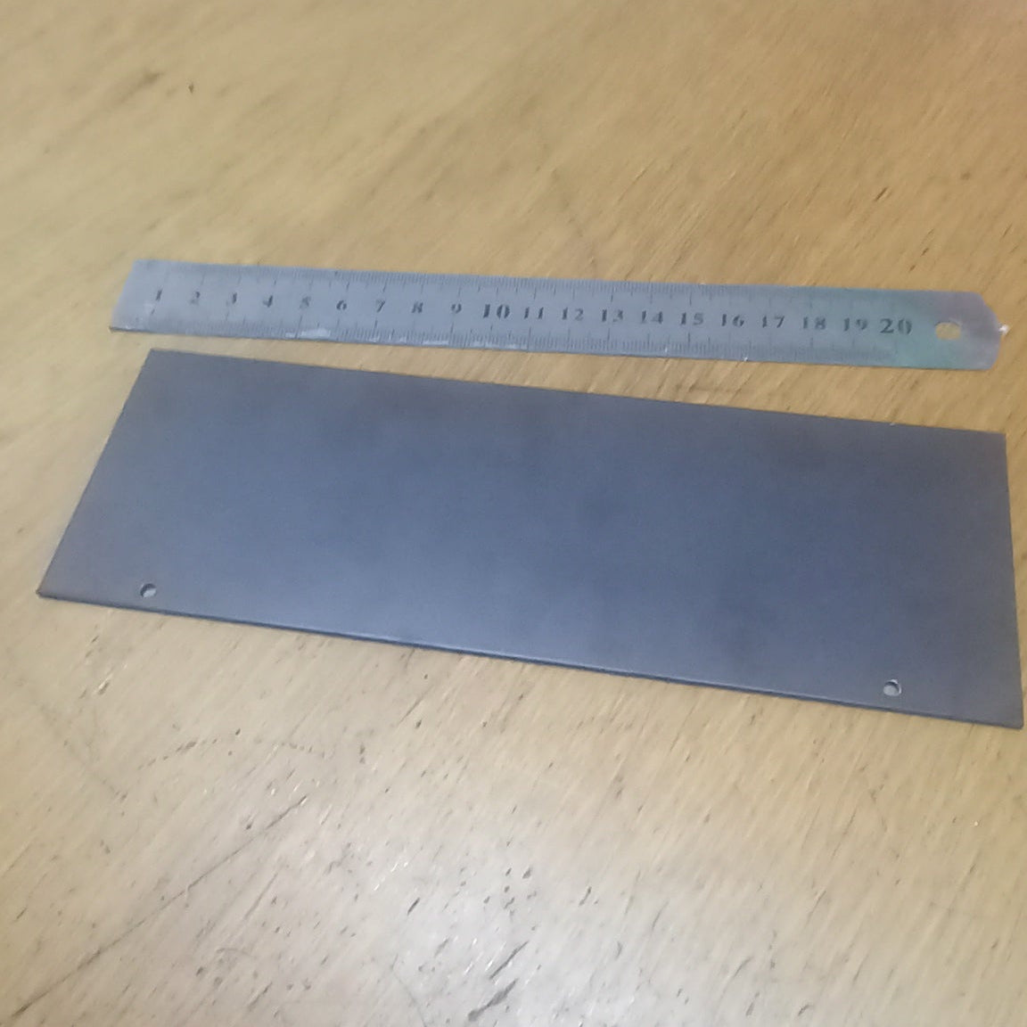 Soundcraft mixer blanking plate 11cm by 28cm and 21 cm 7.5cm