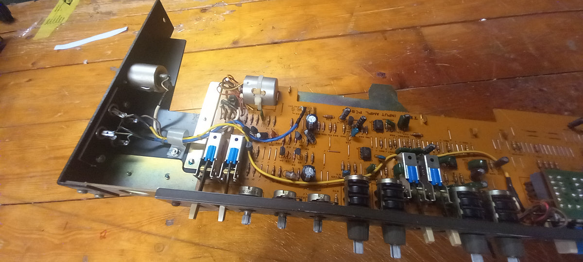 Teac Model 15 Mixer audio input channel  model 302A complete unit contains pcb-135 5210061600 52100616-00 (Copy)
