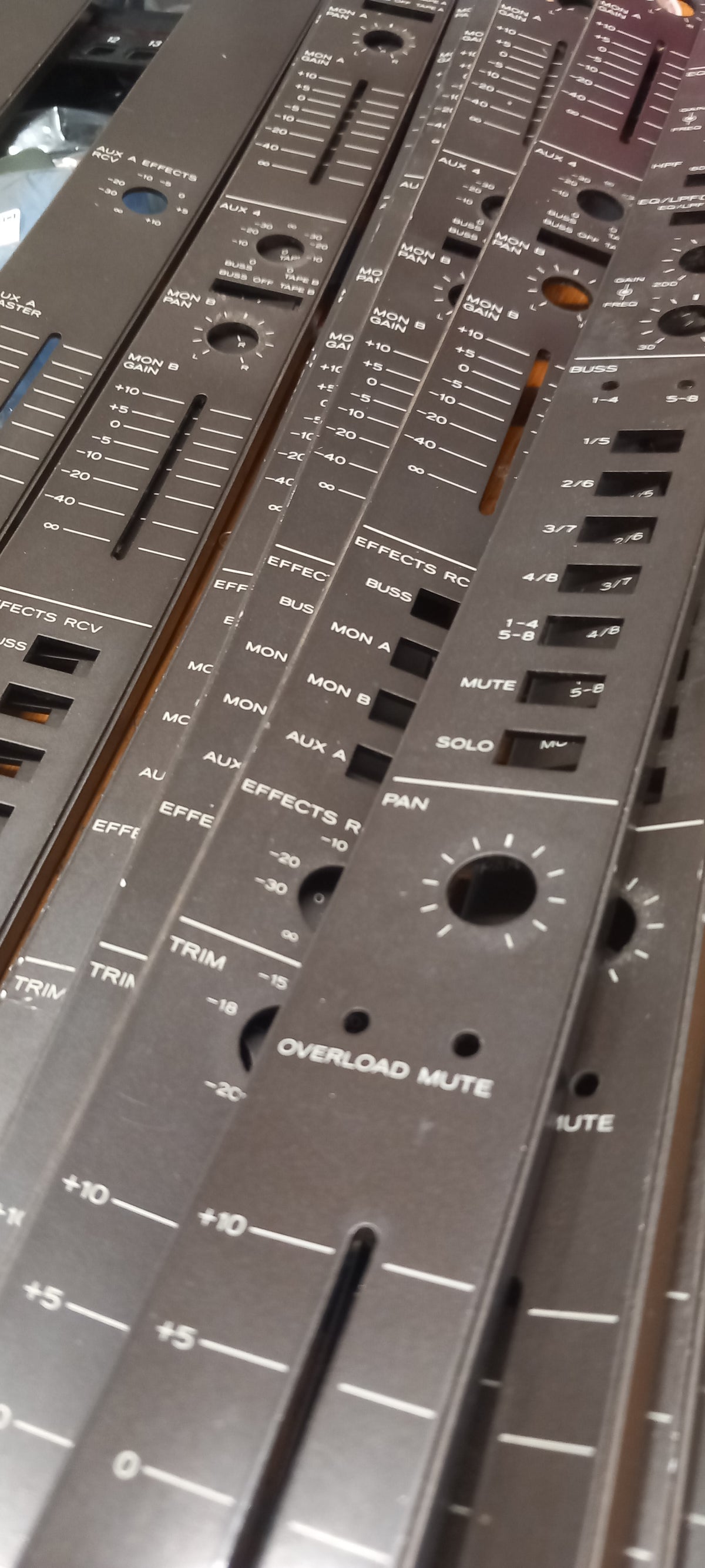 Teac Mixer Model 15 channel panels