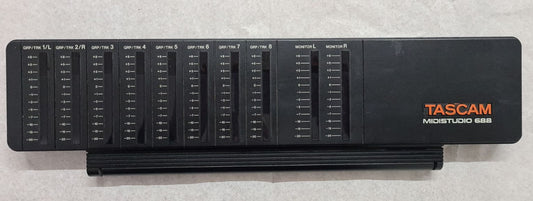 Tascam 688 vu meter panel front and back