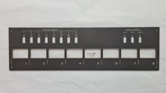 Tascam 38 Front lower metal vu panel