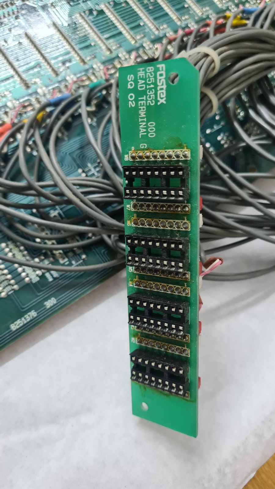 Fostex G16S connector board 8251376-200 or 300