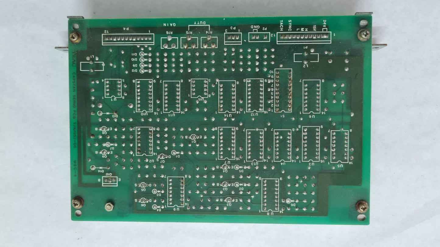 Tascam 48 capstan motor servo pcb 52101253-00