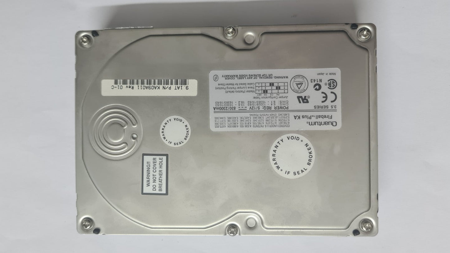 Fostex DMT-8 Hard drive