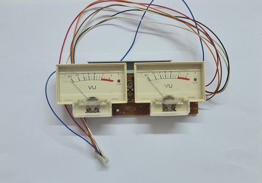 Tascam 112 meter pcb and 2 VU meters  52101949-00