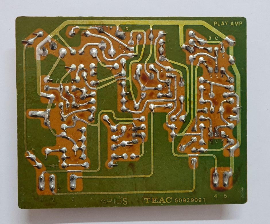 Teac AN-180 pcb part number 50939091 play amp