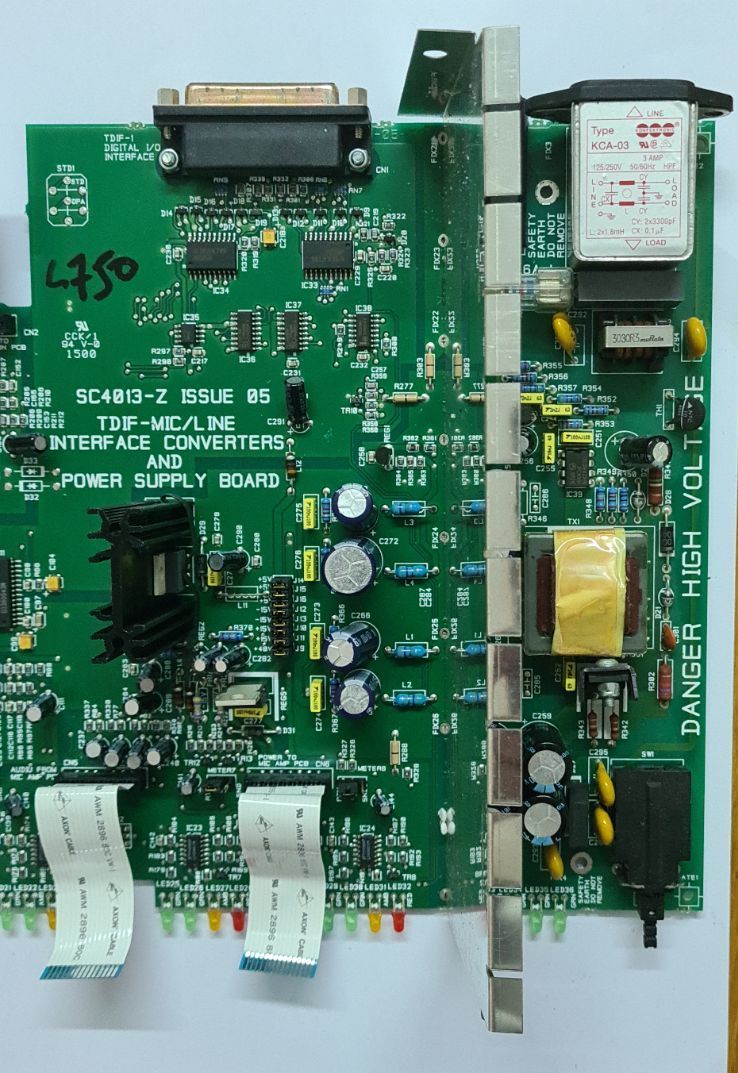 Spirit Computer Interface Soundcraft spirit digital mic line interface SC4013-Z ISS 5 MAIN BOARD ...