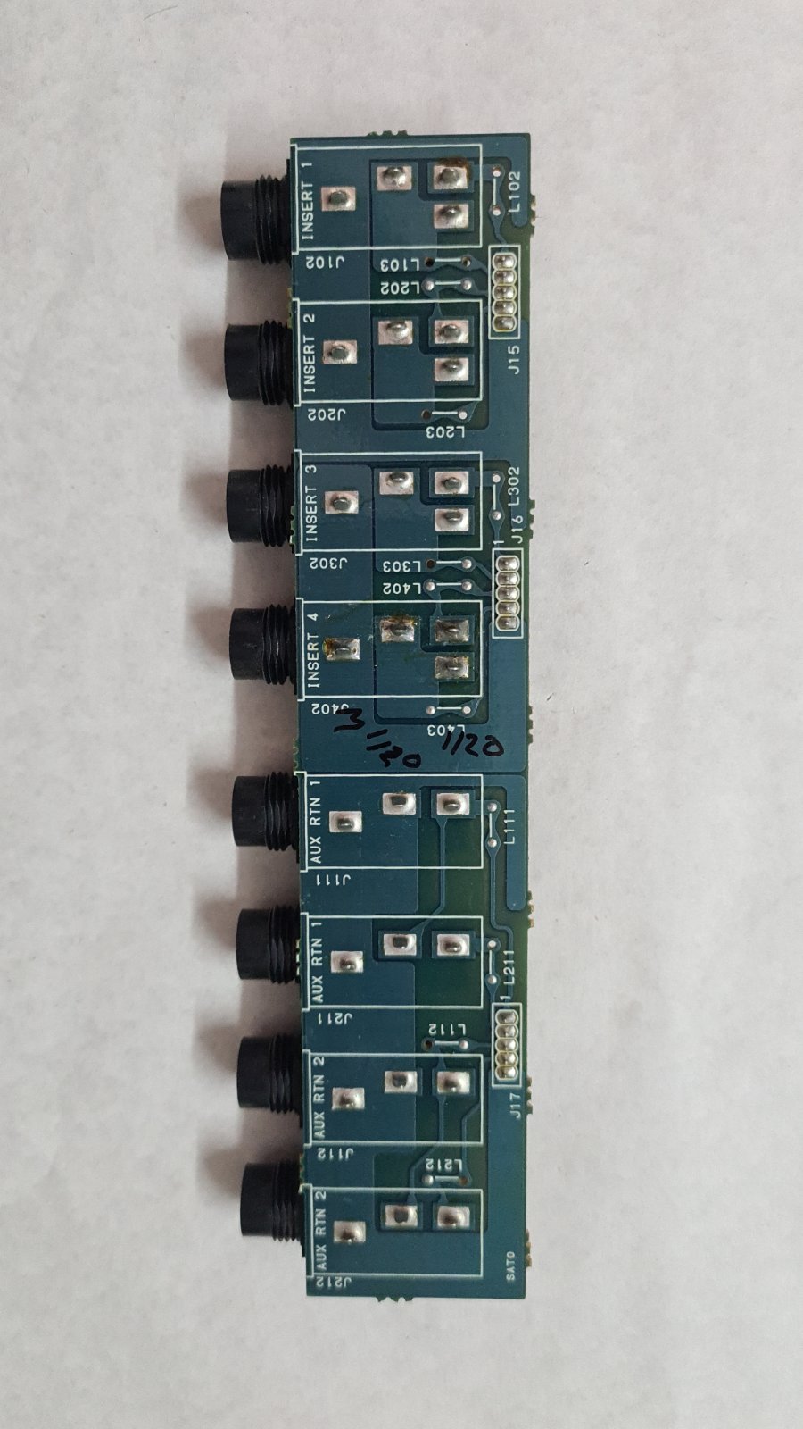 Fostex DMT-8 8251946 107 jack c pcb