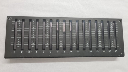 Fostex B16 LED front panel