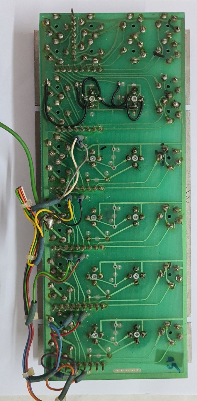 Soundcraft 400B rear panel and connectors and PCB SC1287 ISS.2