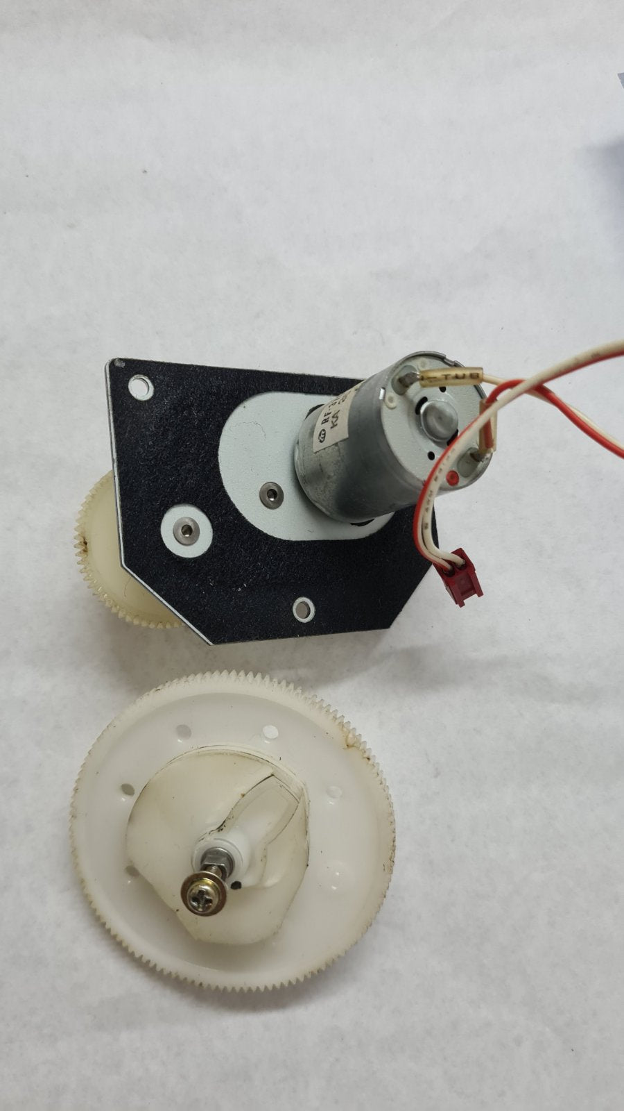 FOSTEX G16S CONTROL GEAR AND MOTOR ASSEMBLY