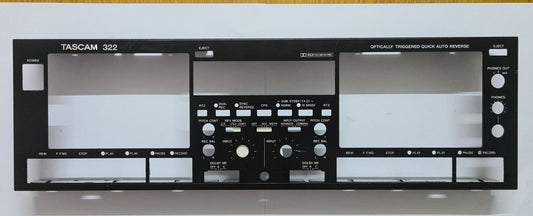 TASCAM 322 FRONT METAL PANEL