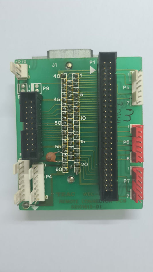 Tascam ATR-60 remote connector pcb 52101613-01