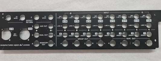 Tascam 644  big rear input panel