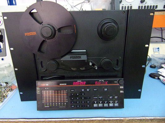 Various Tascam TEAC Fostex Rack Ears Rails black (pair) R8 38 22-2 X-300 X-7 X-3 A-2 A-4 A-8, Model 80 A-3440 A-3440S