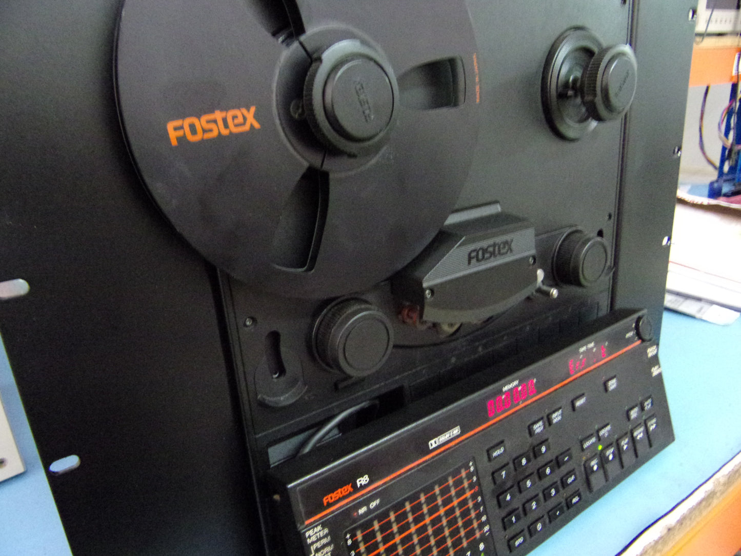 Various Tascam TEAC Fostex Rack Ears Rails black (pair) R8 38 22-2 X-300 X-7 X-3 A-2 A-4 A-8, Model 80 A-3440 A-3440S