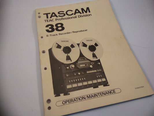 Tascam 38 original Service Manual