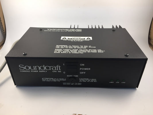 Soundcraft CPS-150 CPS150 Console Power Supply