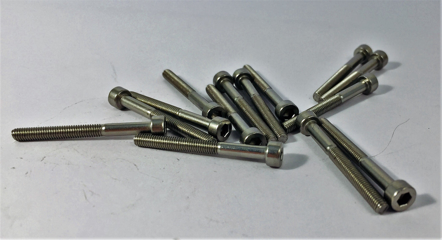 M3 x 30  panel screw/set bolt stainless pkt 10