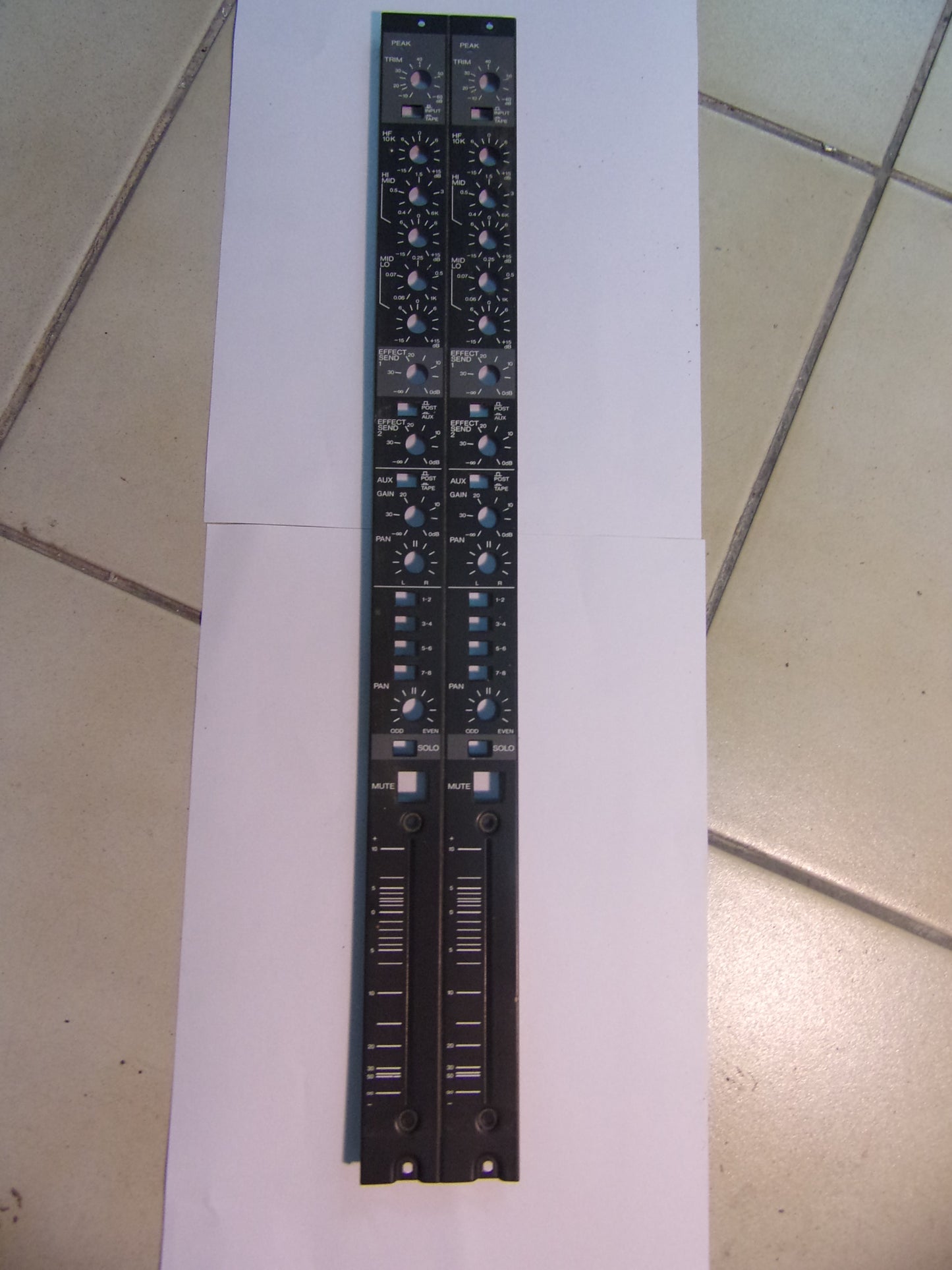 Fostex 812 input channel panel