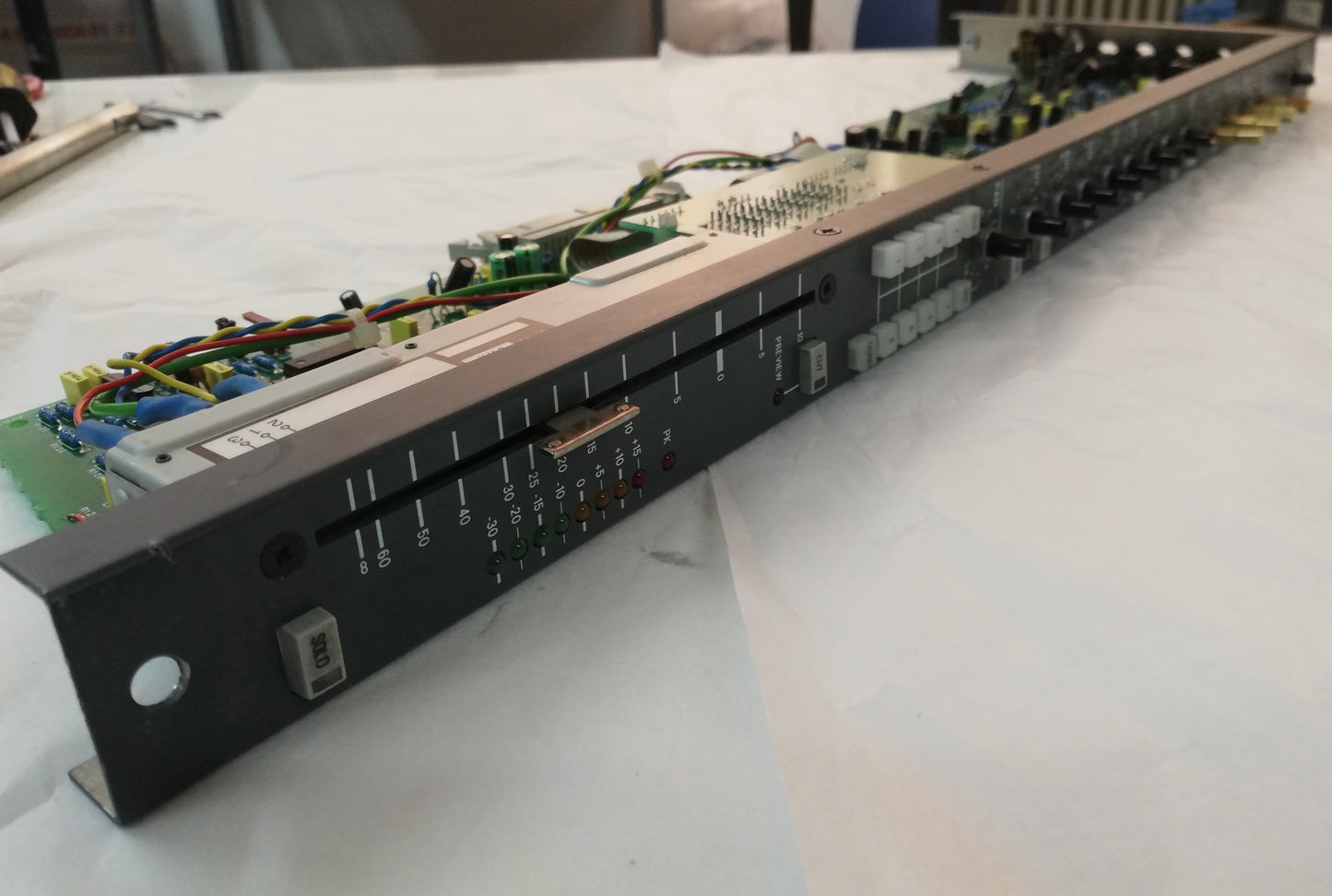 Soundcraft K3 Theatre input RH PCB SC3474 ISS 8 With metal and fader