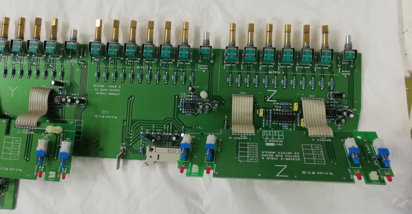 Soundcraft K3 SC3480 ISSUE 6K3 quad output matrix panel