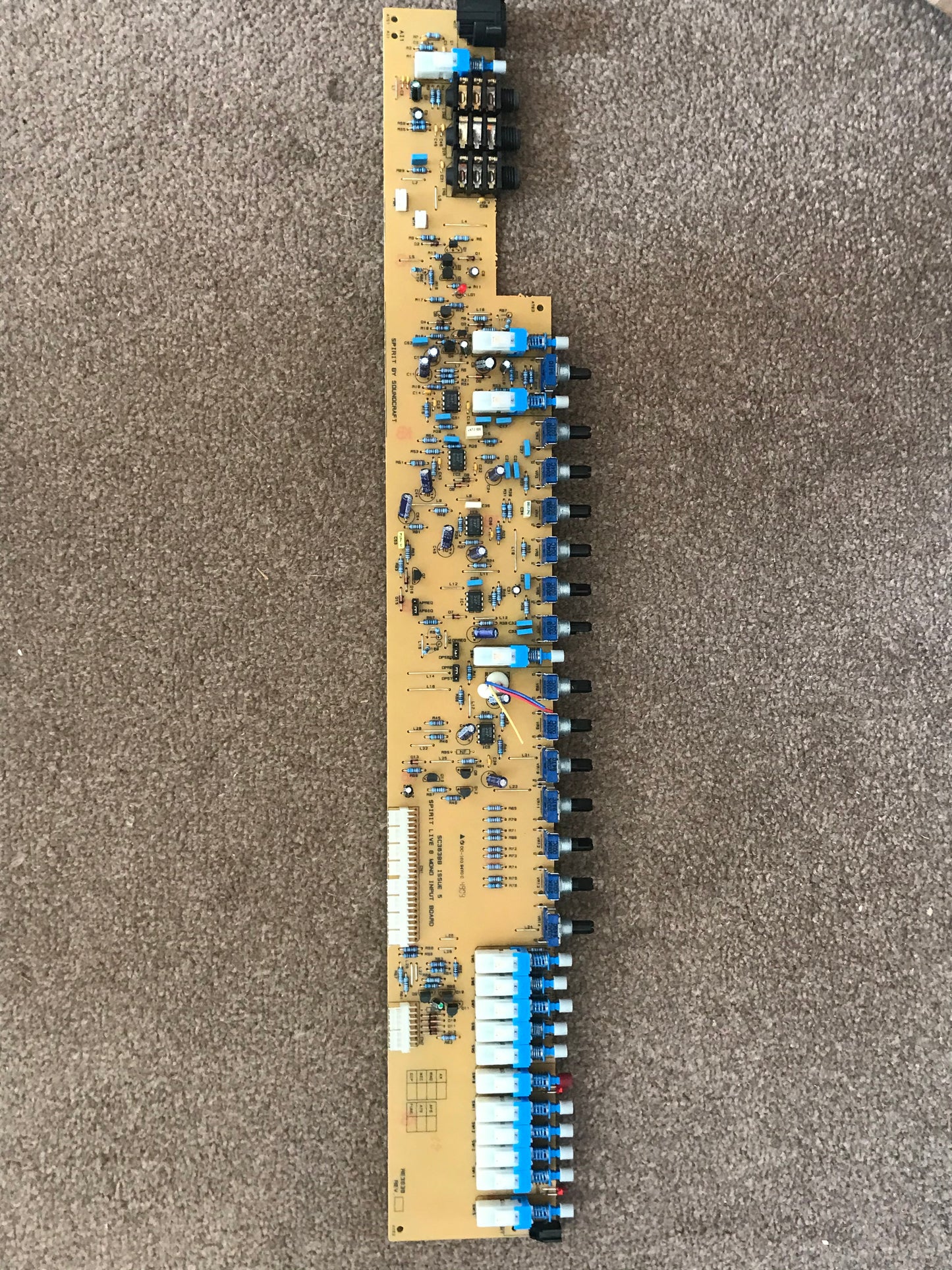 Soundcraft Spirt live 8 input pcb SC3638B Issue 3 and 5