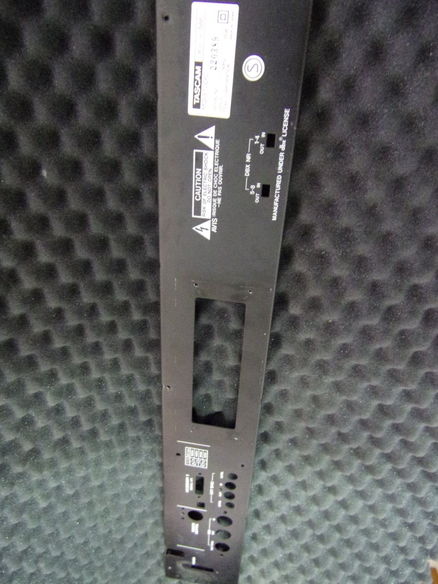 Tascam 688  rear panel