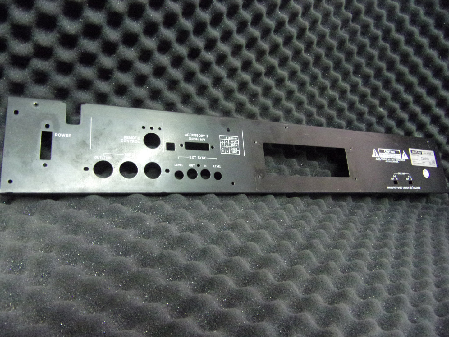 Tascam 688  rear panel