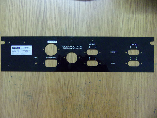 Teac A-3340S rear plastic cosmetic panel