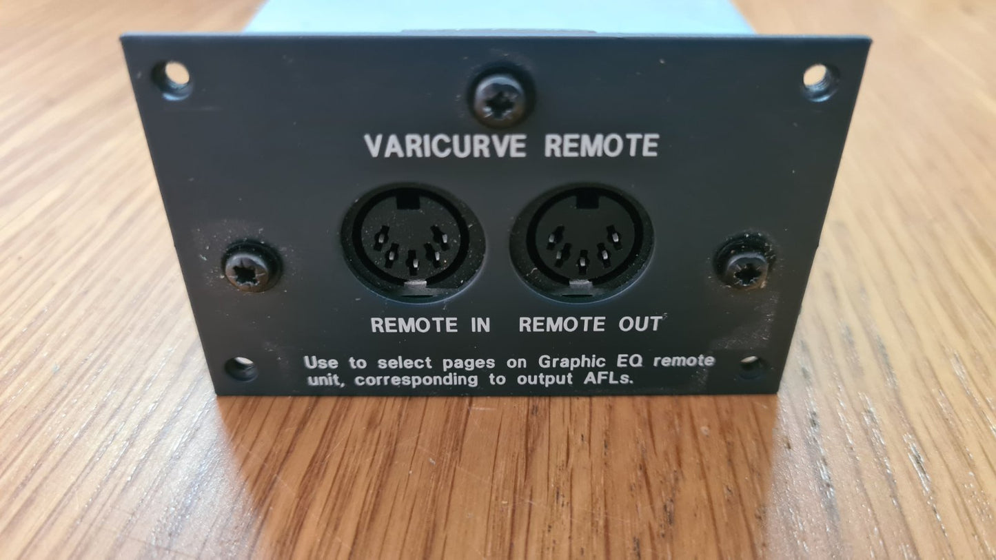 Soundcraft SM-20 maybe others varicurve remote option