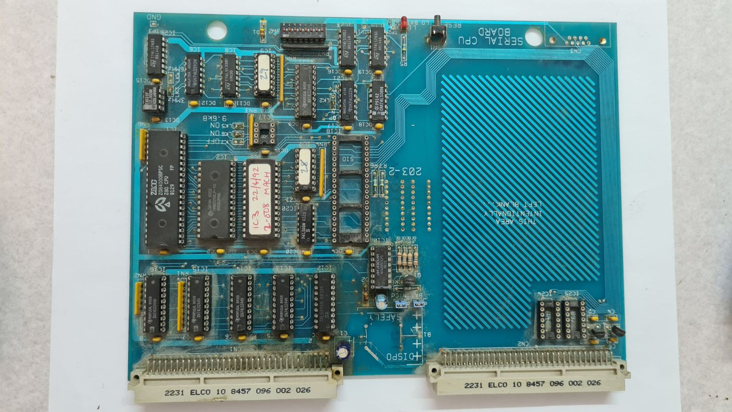 Saturn Research 624 Serial CPU board 203/2