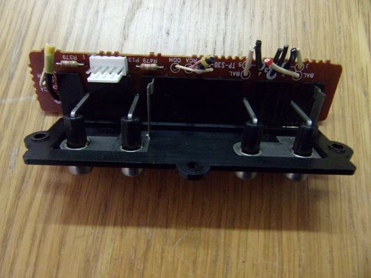 Tascam 122b 4 way phono pcb and panel 52100215-01