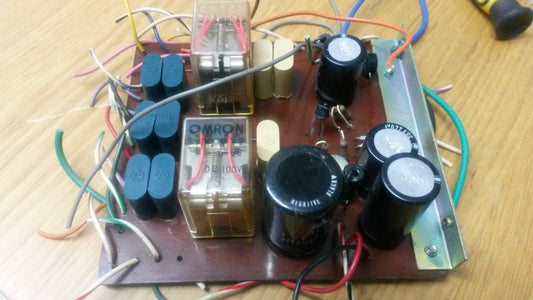 Teac A-3340 Power supply board  ohmron MY2 MY4 RELAYS 50483151