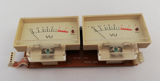 Tascam M-520 dual VU 5296006101 52100876-01 meter amp PCB-120