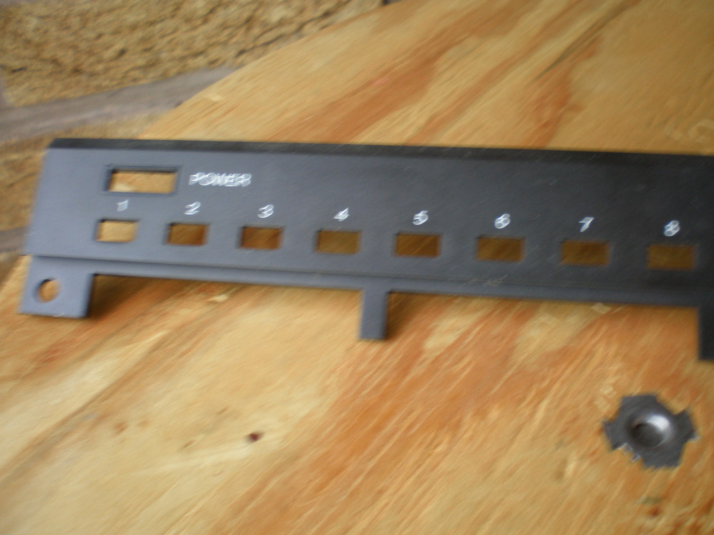 Fostex B16 metal record select panel