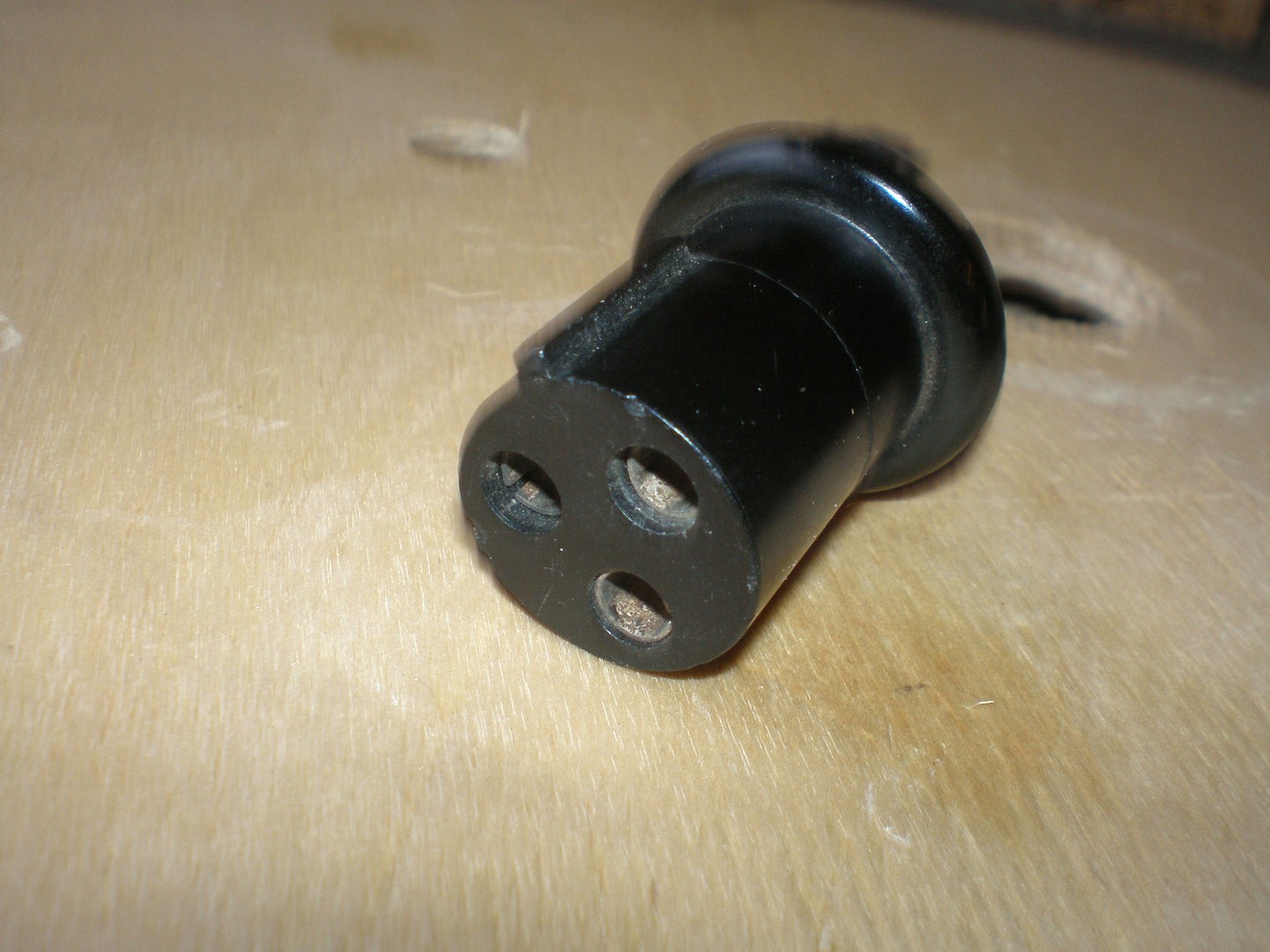 Old UK round power plug (line socket)