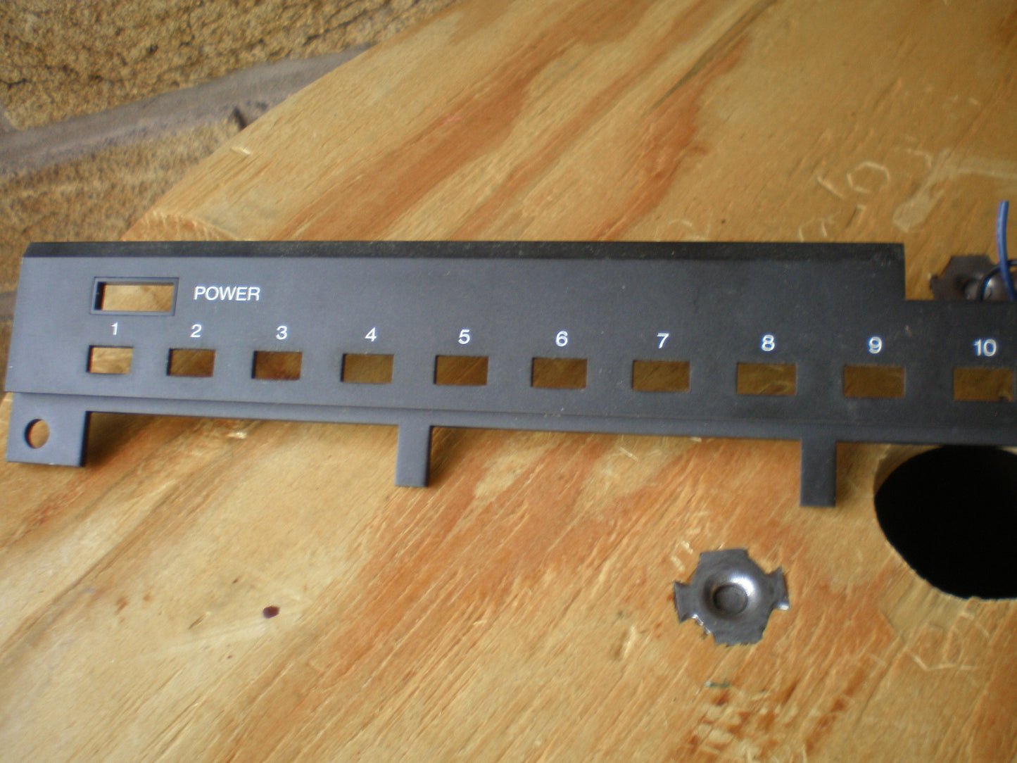 Fostex B16 metal record select panel