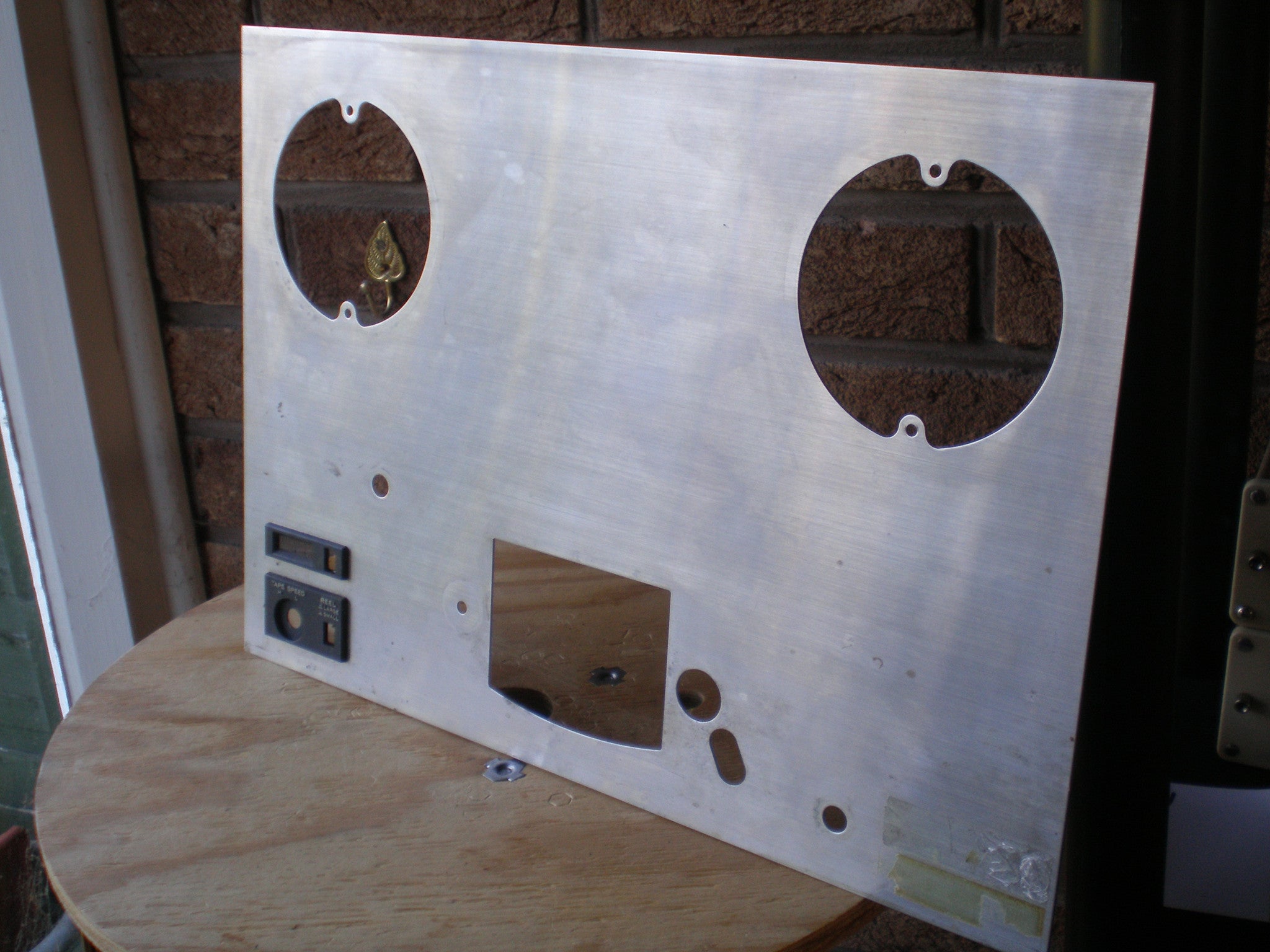 Teac A3300 metal front reel panel – Tascam Ninja
