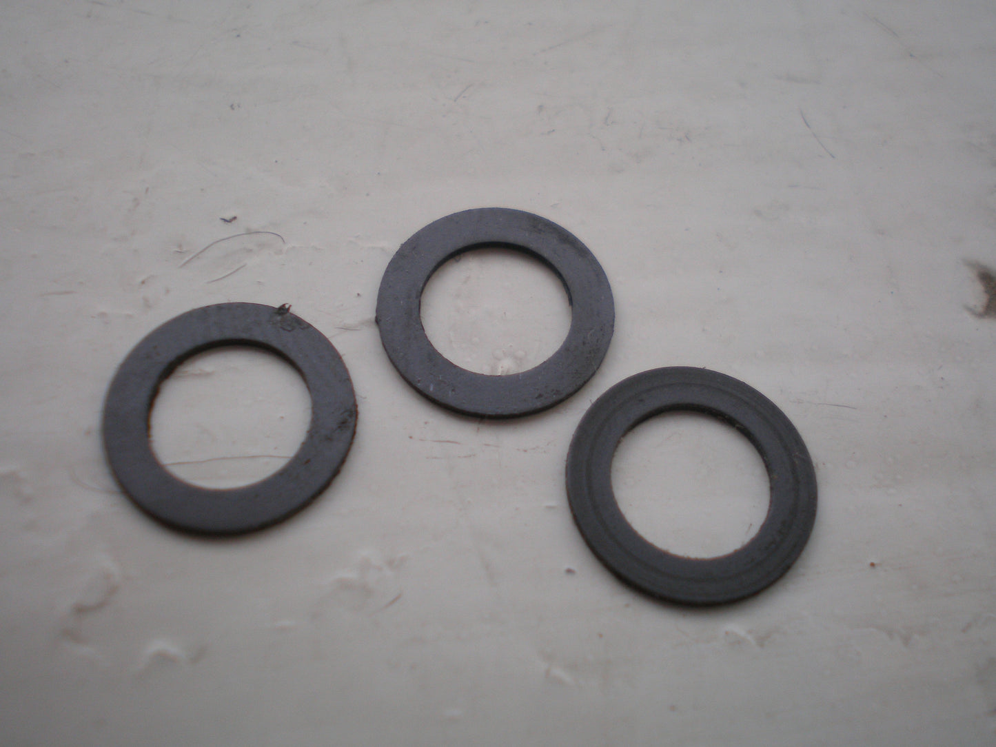 Black Teflon washers in 4mm 5mm and 6mm 8mm