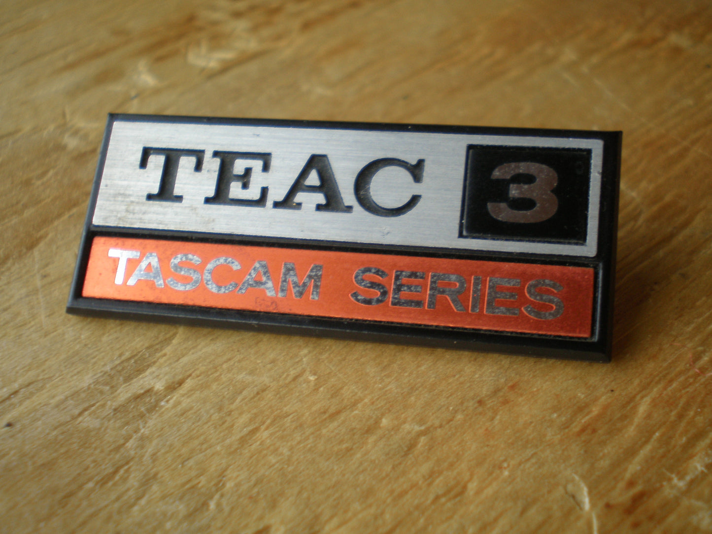 Teac Tascam 3 mixer badge