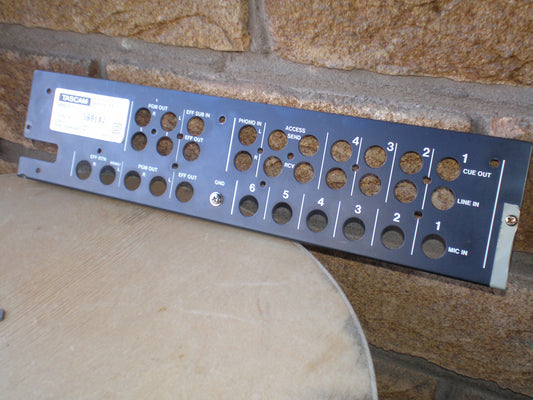 Tascam M-06 rear panel